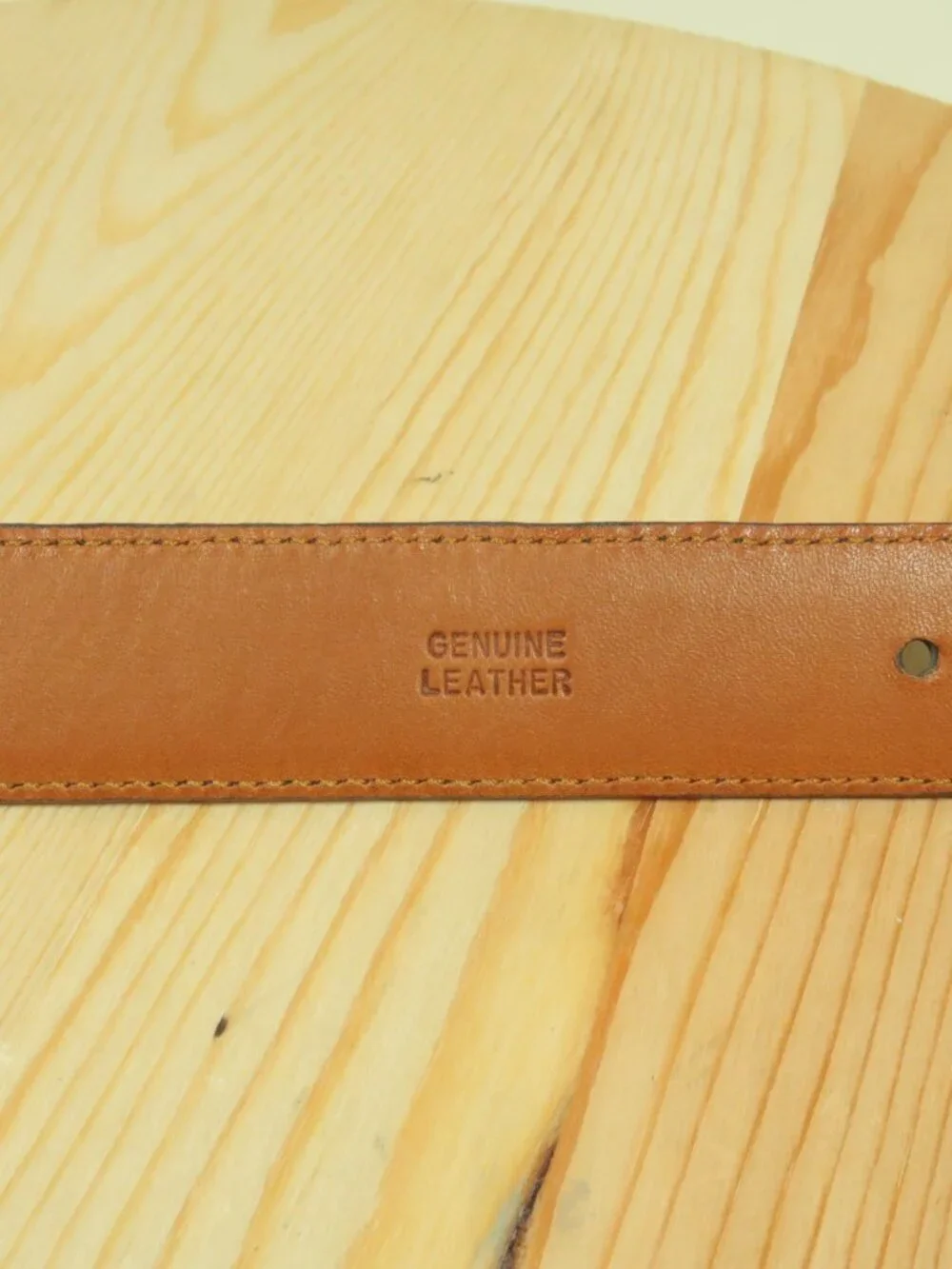 Vintage Cole Haan Interlaced Leather Belt Mens 36 FITS SMALL Black Made In USA